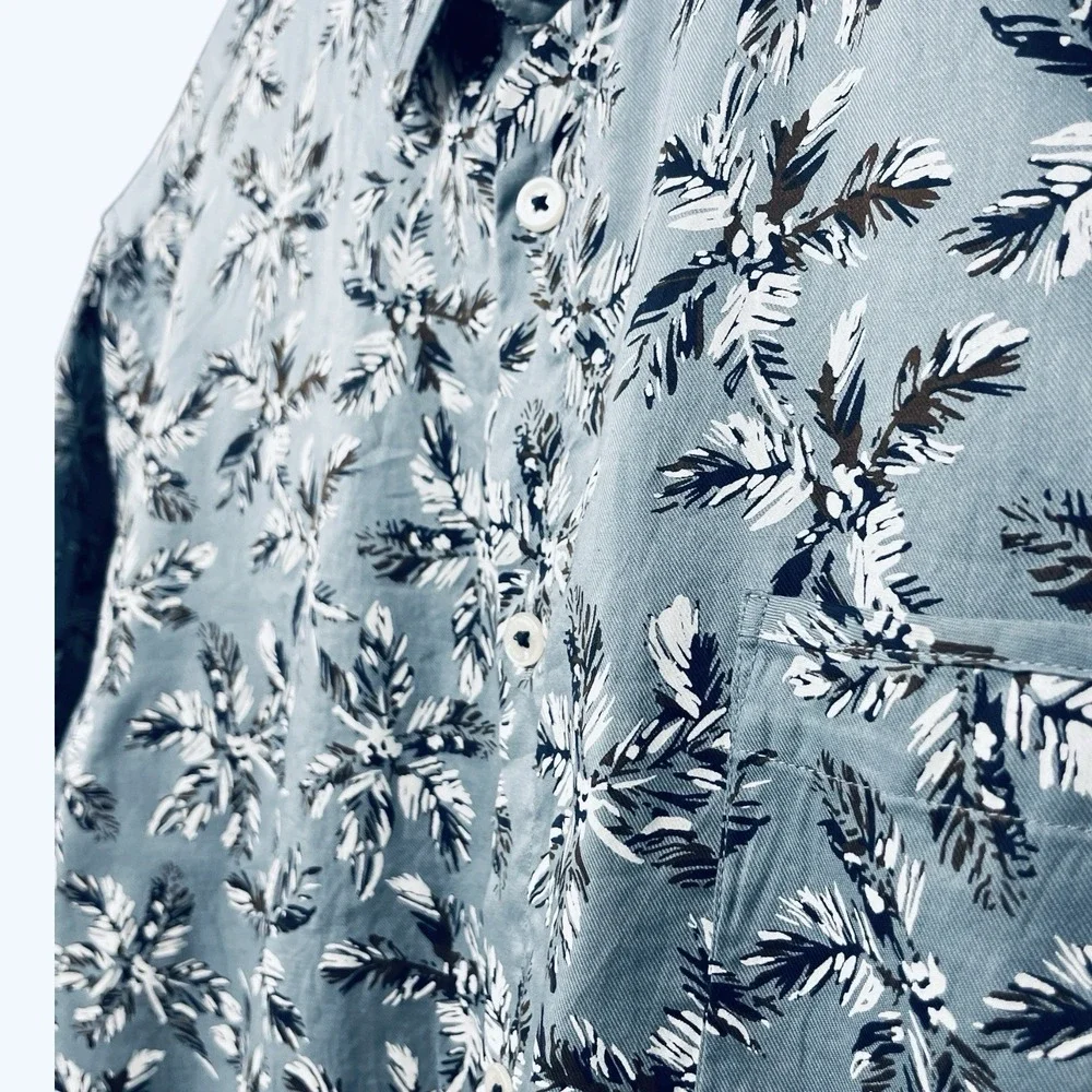 Goodman Brand Short Sleeve Palm Tree Camp Shirt Men's XXL - Picture 5 of 7